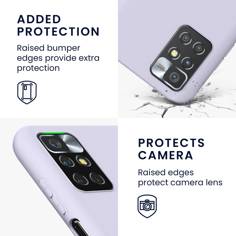 kwmobile Handyhülle für Xiaomi Redmi 10 (2021 / 2022) Hülle - Kabelloses Laden - Schutzhülle Cover