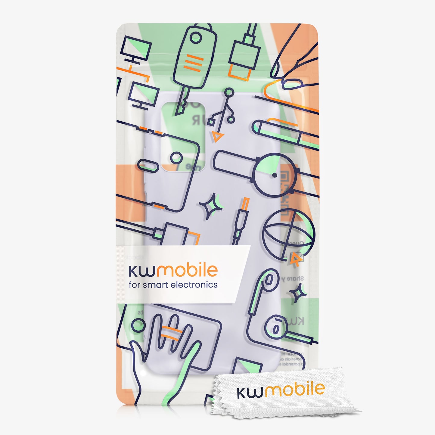 kwmobile Handyhülle für Xiaomi Redmi 10 (2021 / 2022) Hülle - Kabelloses Laden - Schutzhülle Cover