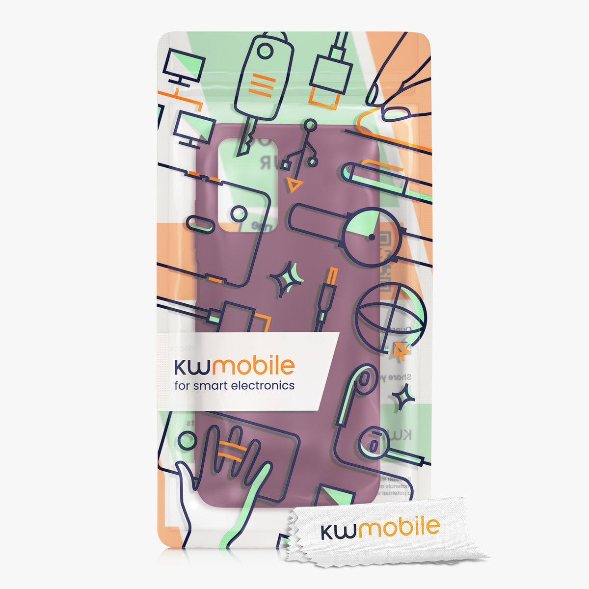 kwmobile Handyhülle für Xiaomi Redmi 10 (2021 / 2022) Hülle - Kabelloses Laden - Schutzhülle Cover