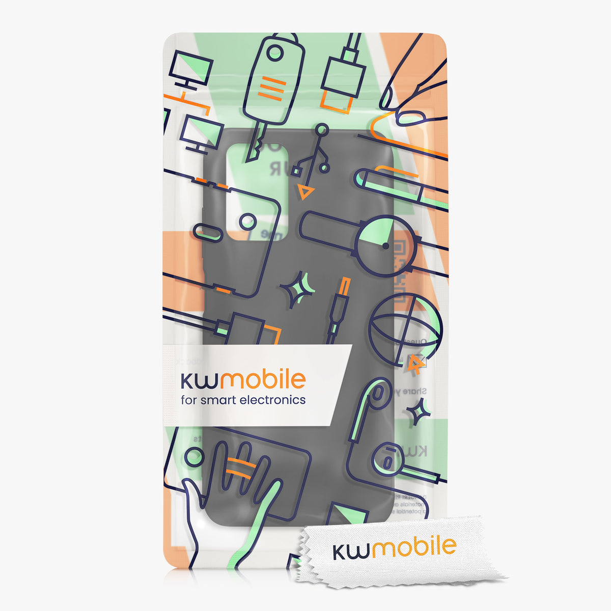 kwmobile Handyhülle für Xiaomi Redmi 10 (2021 / 2022) Hülle - Kabelloses Laden - Schutzhülle Cover