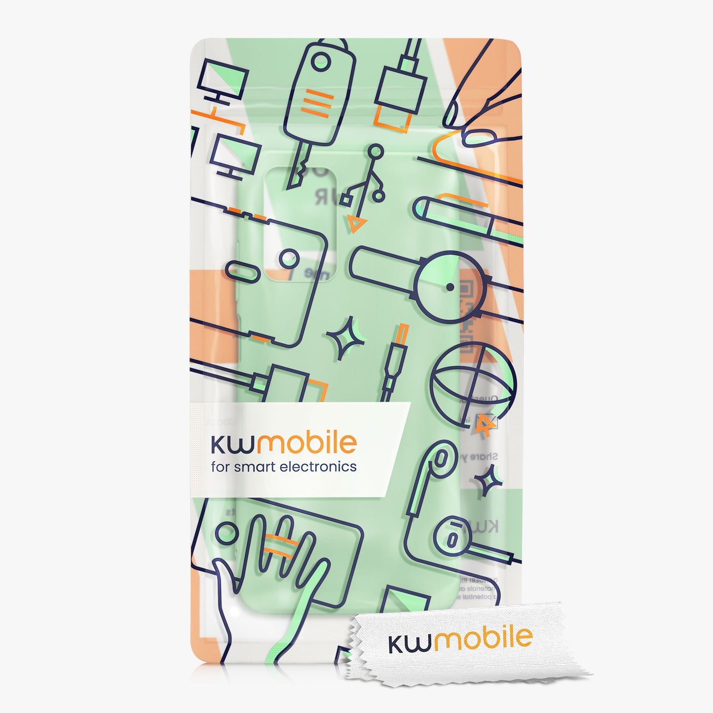 kwmobile Handyhülle für Xiaomi Redmi 10 (2021 / 2022) Hülle - Kabelloses Laden - Schutzhülle Cover