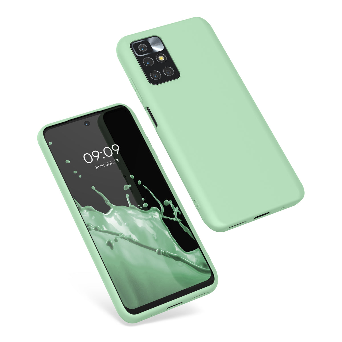 kwmobile Handyhülle für Xiaomi Redmi 10 (2021 / 2022) Hülle - Kabelloses Laden - Schutzhülle Cover