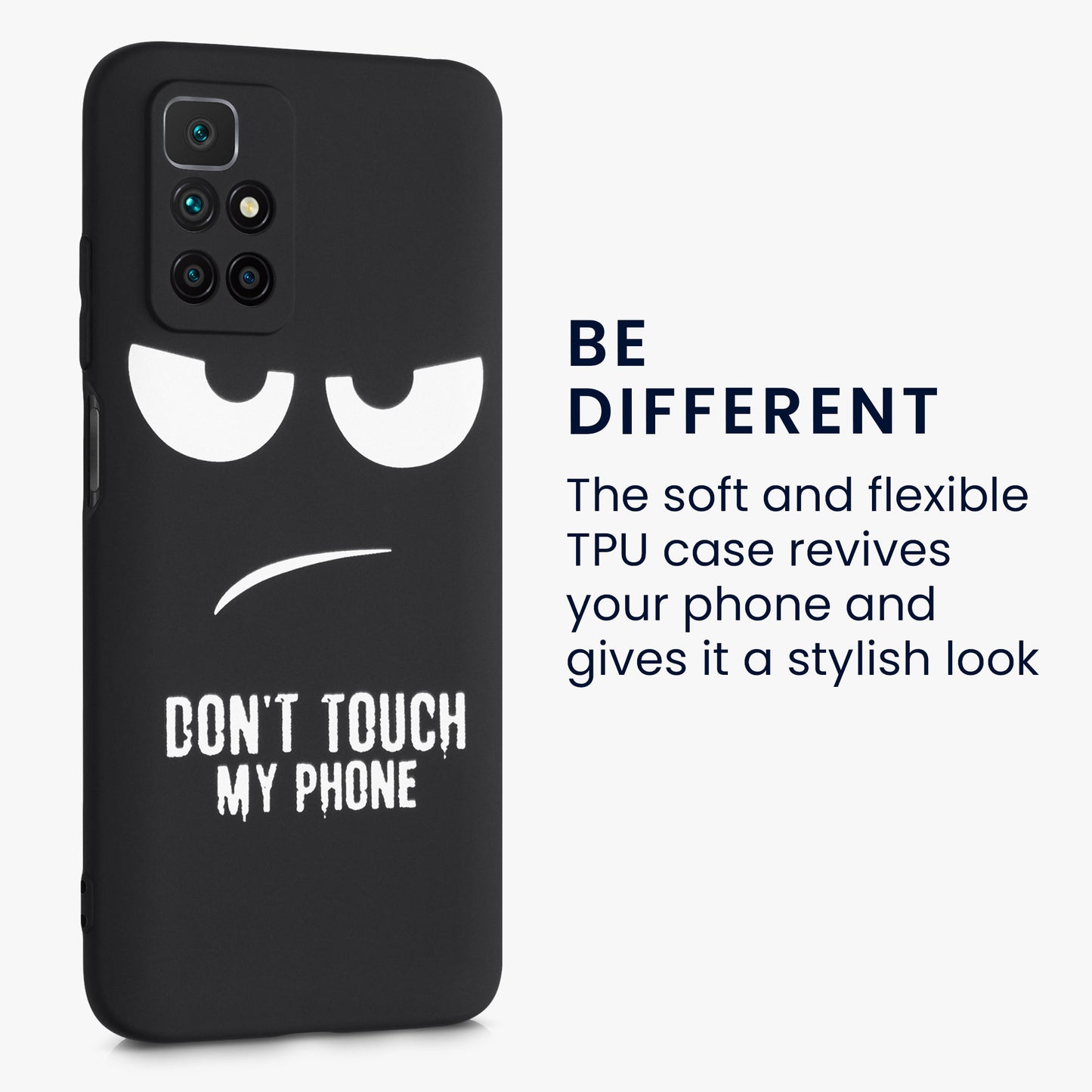 kwmobile Hülle kompatibel mit Xiaomi Redmi 10 (2021 / 2022) - Handyhülle Silikon Case