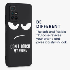 Xiaomi Redmi 10 (2021 / 2022) Silikon Handyhülle Don't Touch My Phone