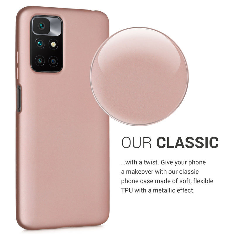 kwmobile Handyhülle für Xiaomi Redmi 10 (2021 / 2022) Hülle - Silikon Case - Schutzhülle Cover
