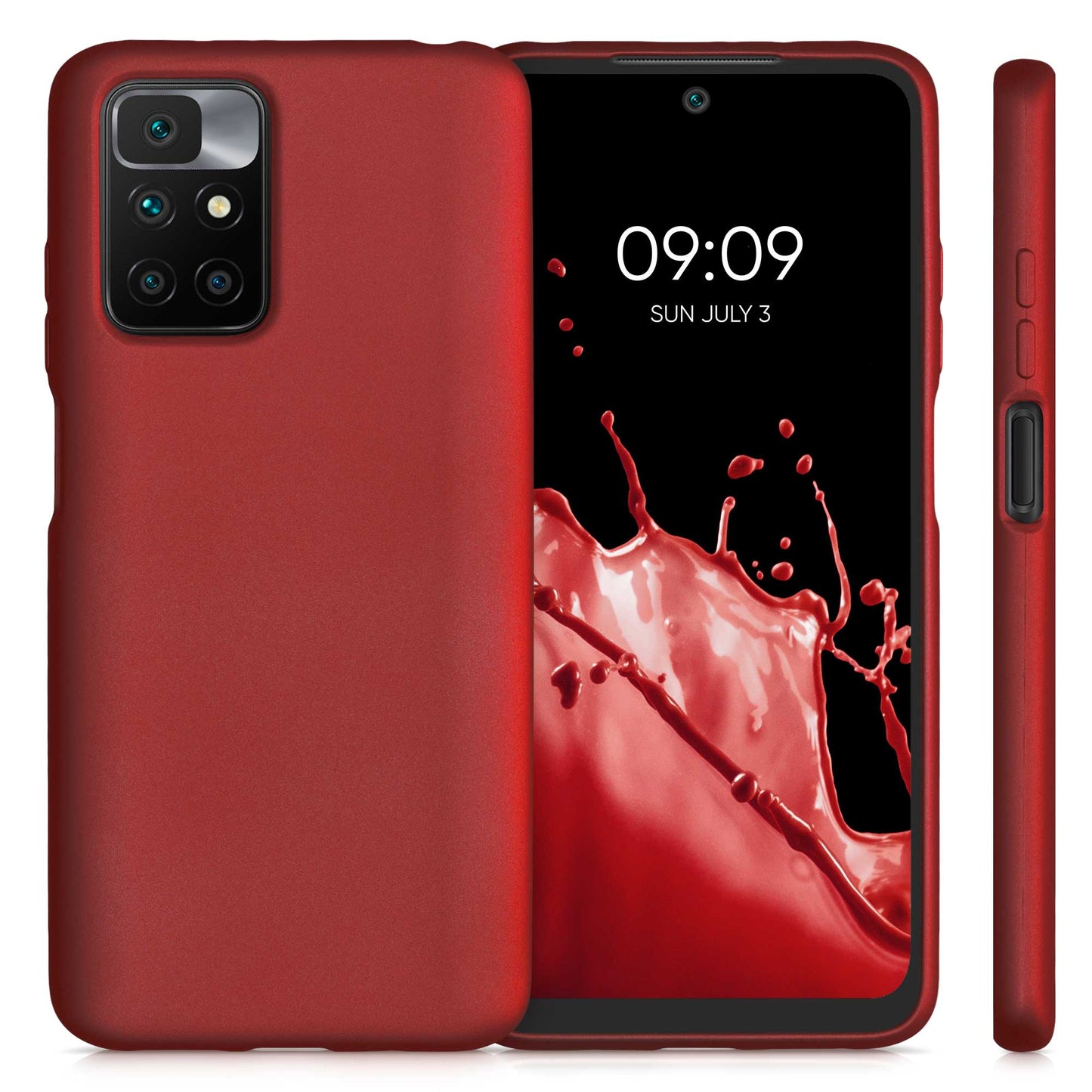 kwmobile Handyhülle für Xiaomi Redmi 10 (2021 / 2022) Hülle - Silikon Case - Schutzhülle Cover