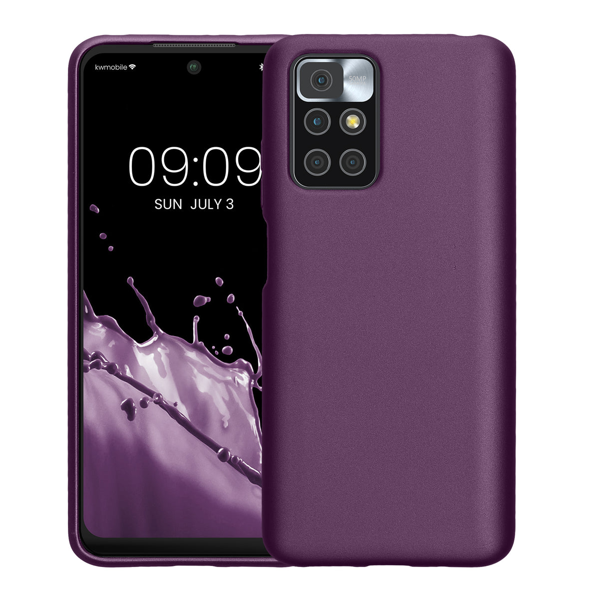 kwmobile Handyhülle für Xiaomi Redmi 10 (2021 / 2022) Hülle - Silikon Case - Schutzhülle Cover