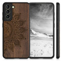 kwmobile Handyhülle für Samsung Galaxy S21 FE - Case mit TPU Bumper - Stoßfestes Hardcase - Schutzhülle Cover