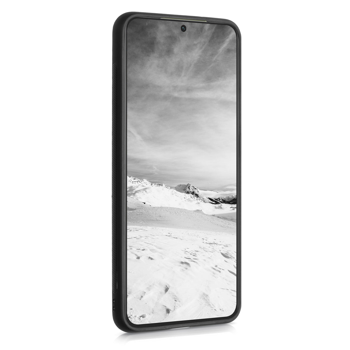kwmobile Handyhülle für Samsung Galaxy S21 FE - Case mit TPU Bumper - Stoßfestes Hardcase - Schutzhülle Cover