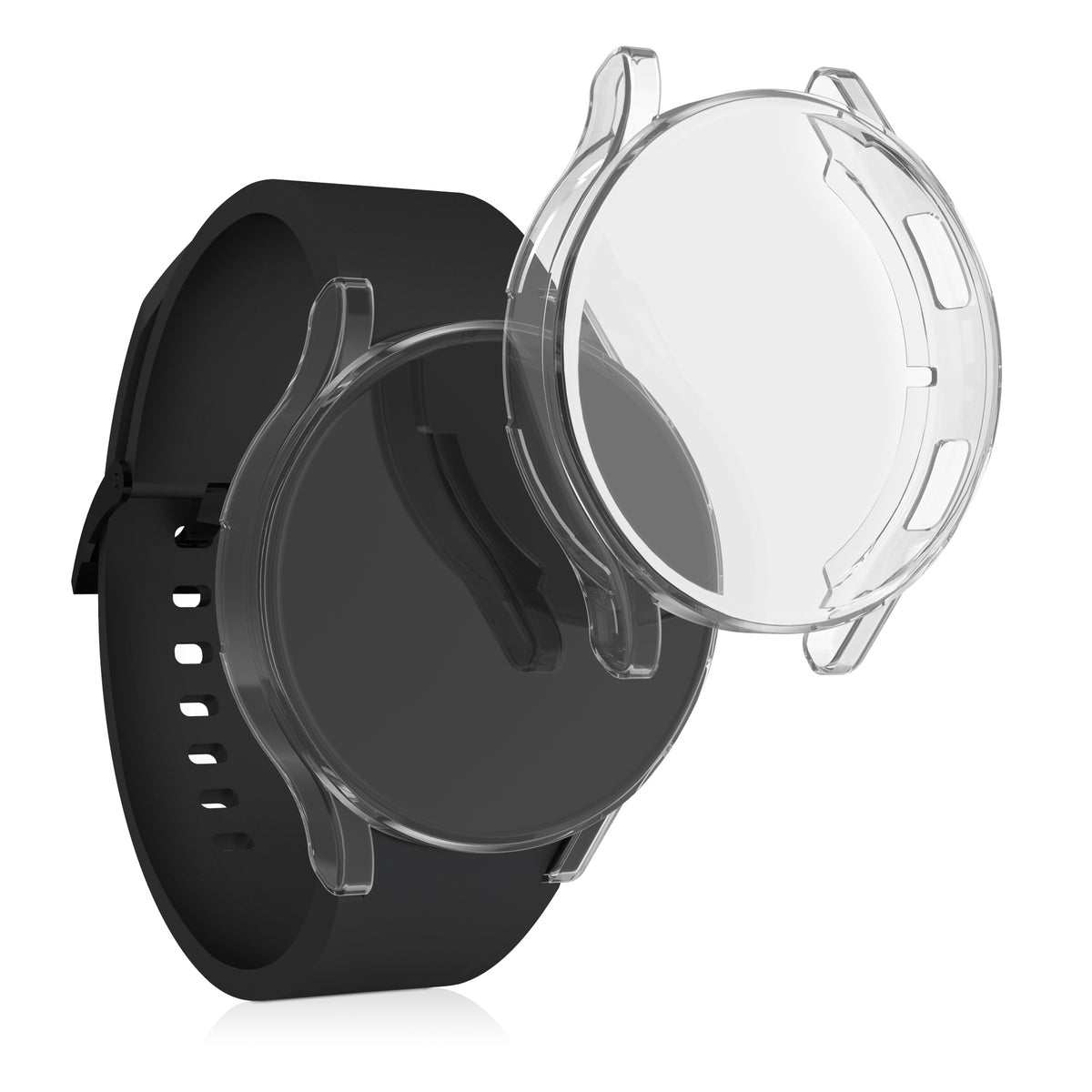 kwmobile Schutzhülle für Samsung Galaxy Watch 4 (40mm) Fullbody Display Cover Set