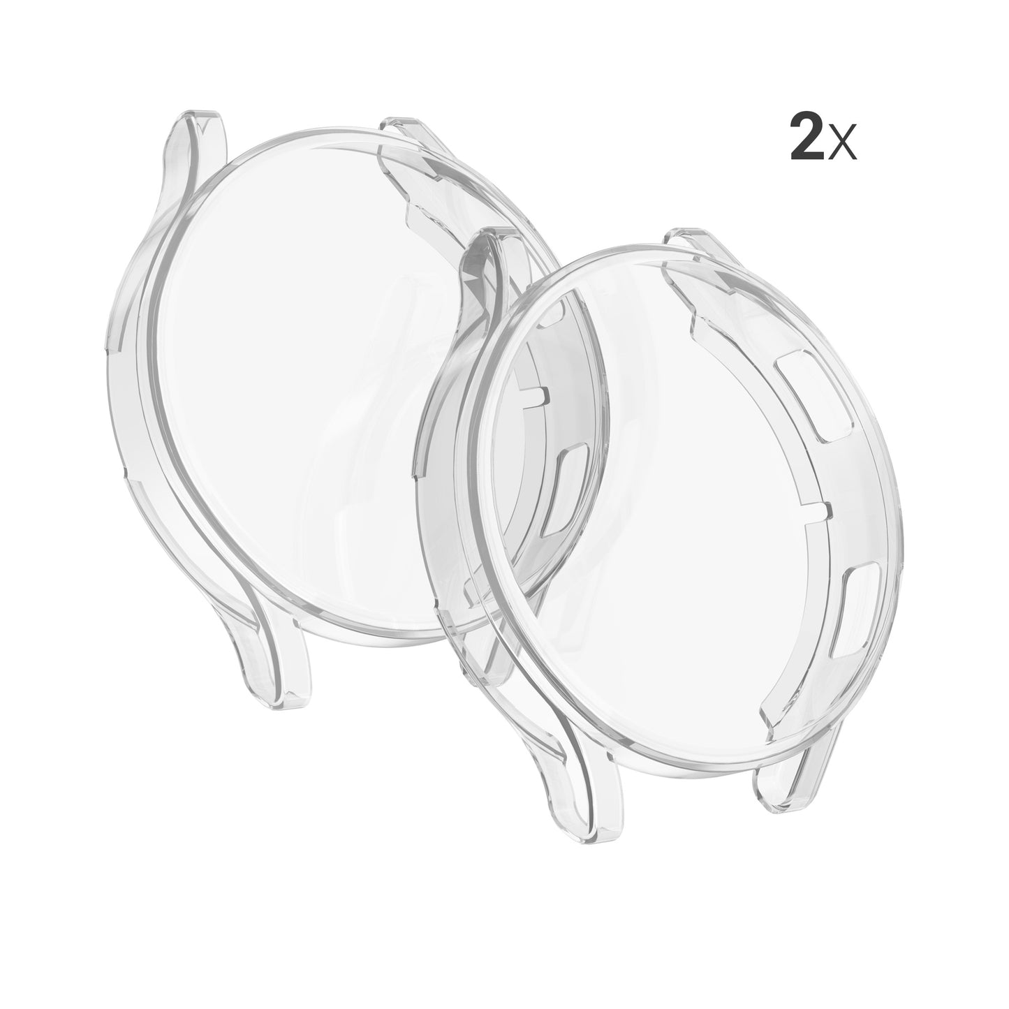 kwmobile Schutzhülle für Samsung Galaxy Watch 4 (40mm) Fullbody Display Cover Set