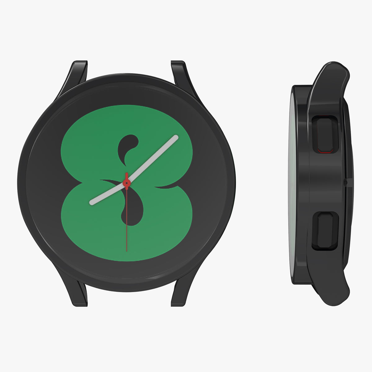 kwmobile Schutzhülle für Samsung Galaxy Watch 4 (40mm) Fullbody Display Cover Set