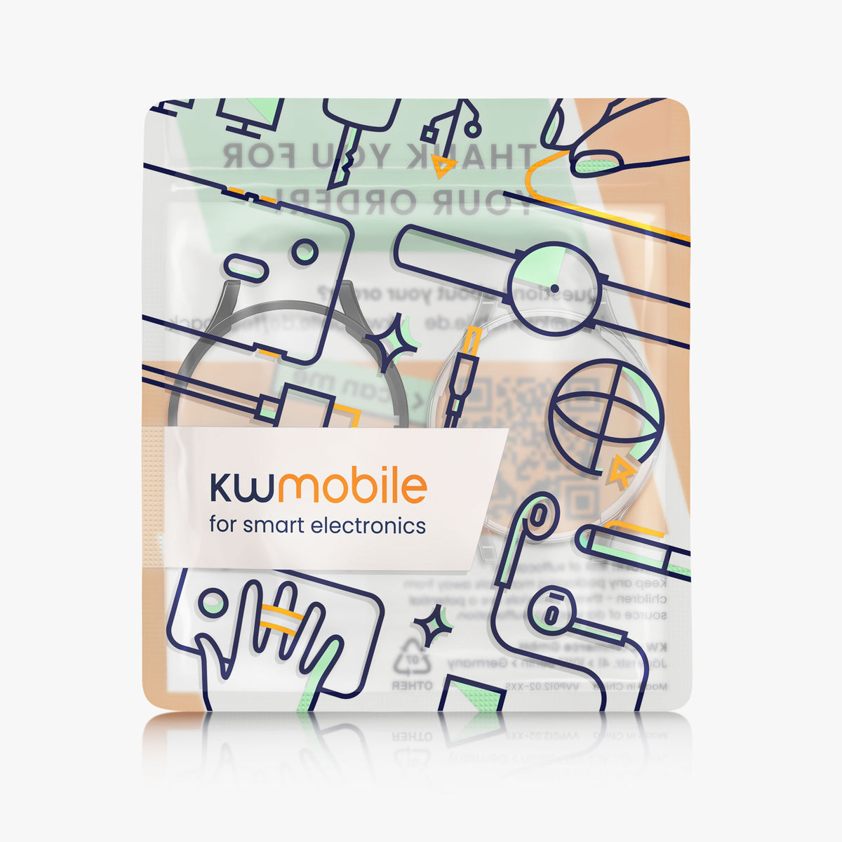 kwmobile Schutzhülle für Samsung Galaxy Watch 4 (40mm) Fullbody Display Cover Set