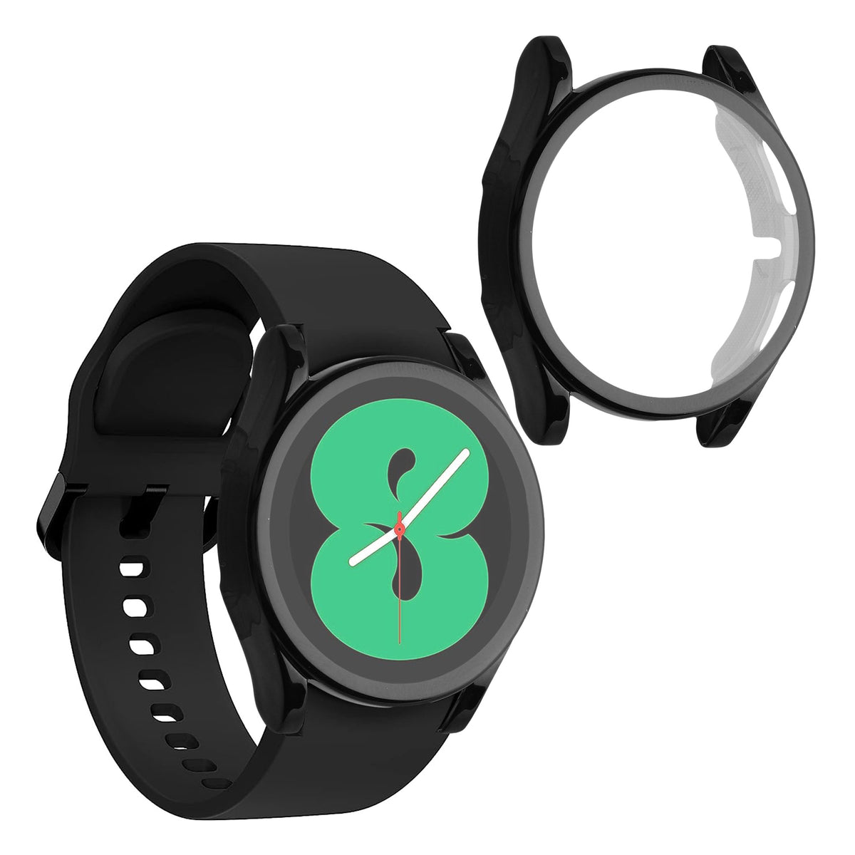 kwmobile Schutzhülle für Samsung Galaxy Watch 4 (40mm) Fullbody Display Cover Set