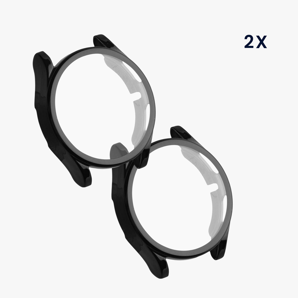 kwmobile Schutzhülle für Samsung Galaxy Watch 4 (40mm) Fullbody Display Cover Set