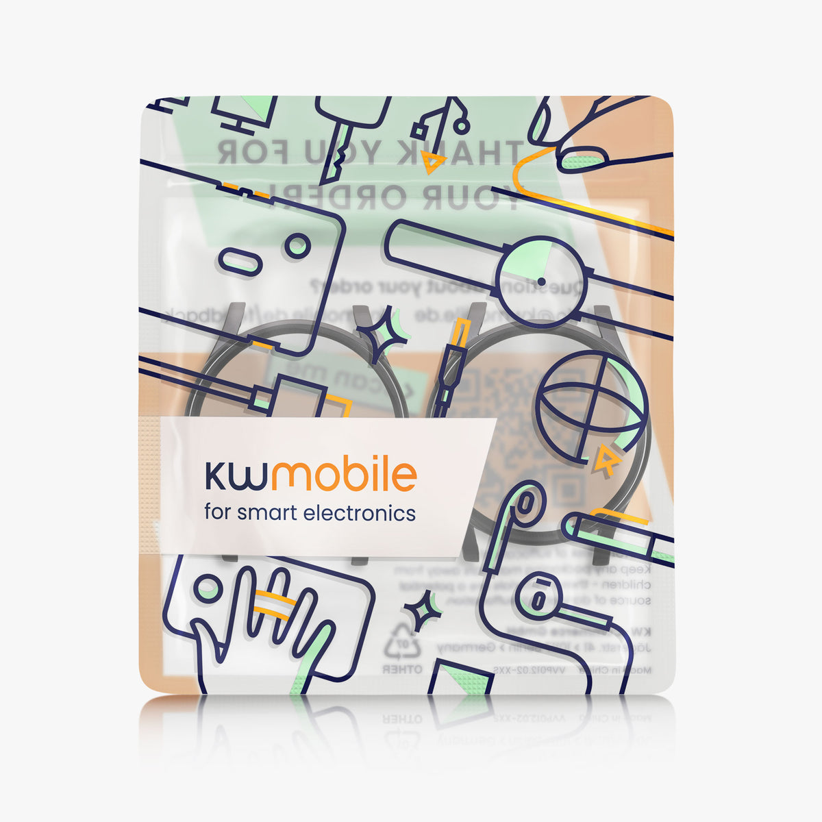 kwmobile Schutzhülle für Samsung Galaxy Watch 4 (40mm) Fullbody Display Cover Set