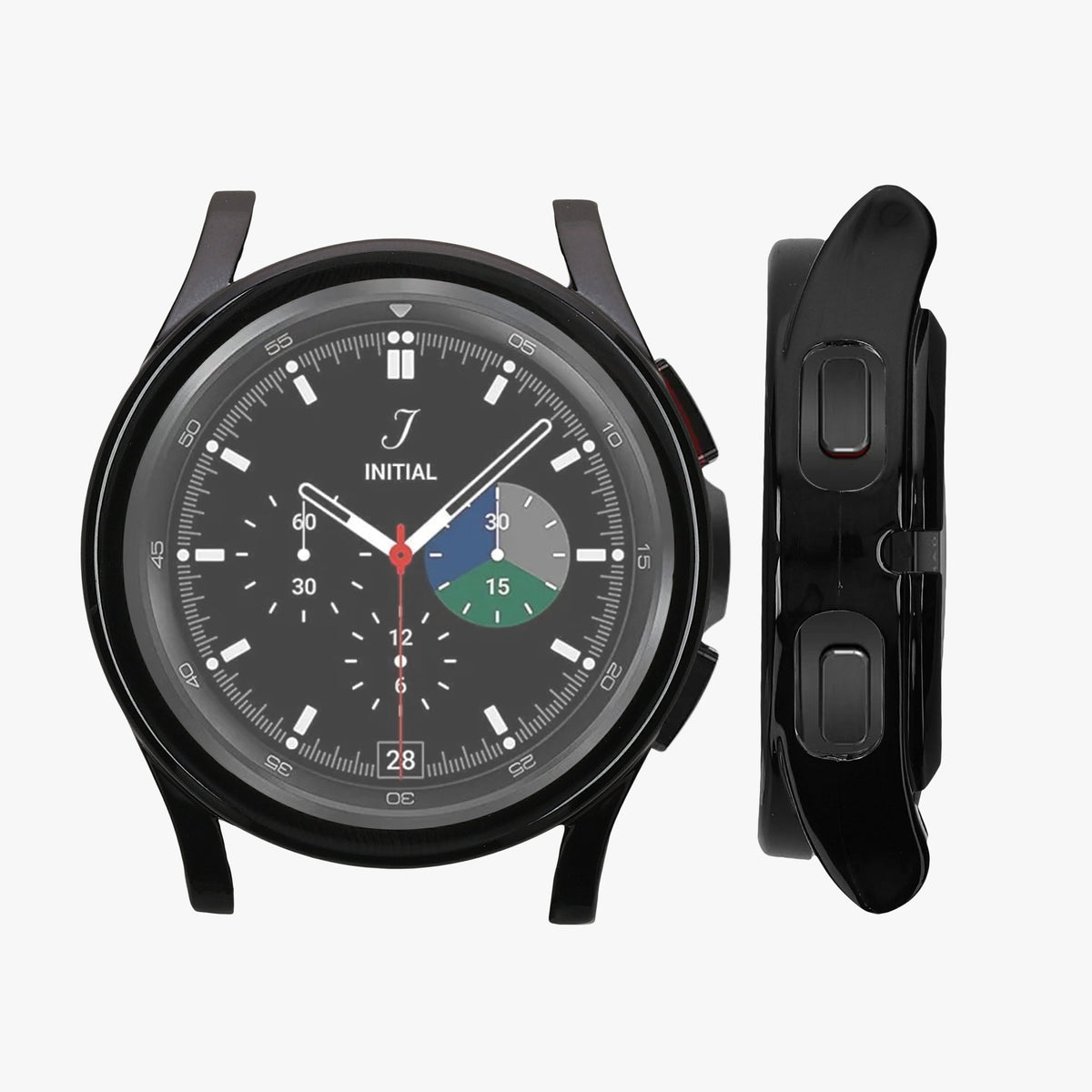 kwmobile Schutzhülle für Samsung Galaxy Watch 4 (40mm) Fullbody Display Cover Set
