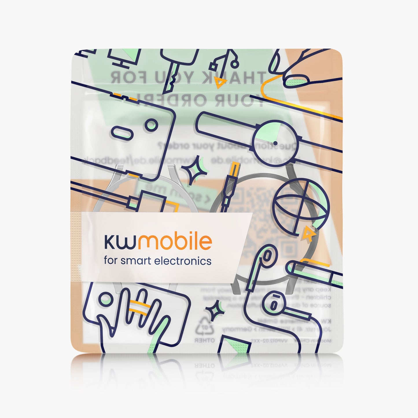 kwmobile Schutzhülle für Samsung Galaxy Watch 4 (40mm) Fullbody Display Cover Set