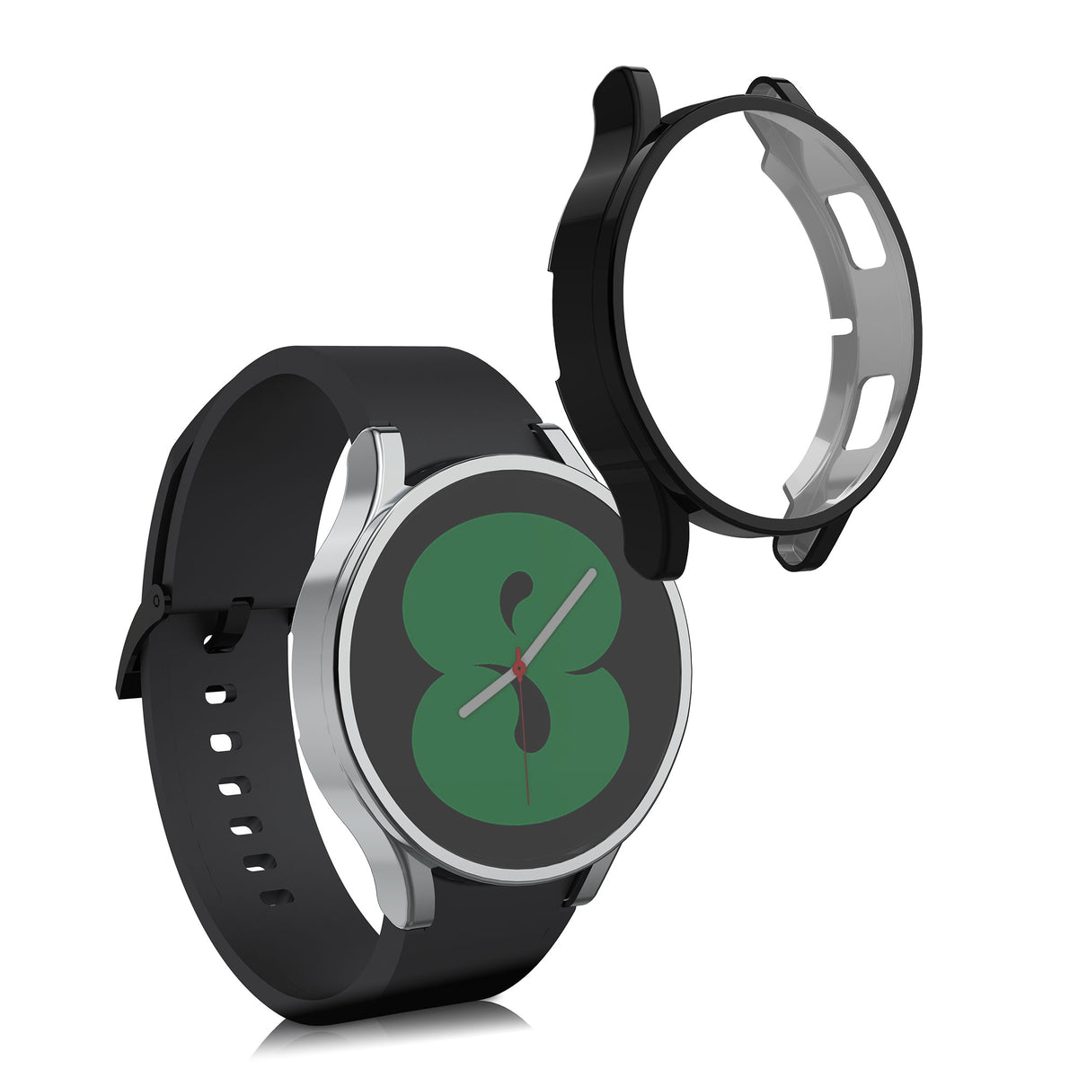 kwmobile Schutzhülle für Samsung Galaxy Watch 4 (40mm) Fullbody Display Cover Set