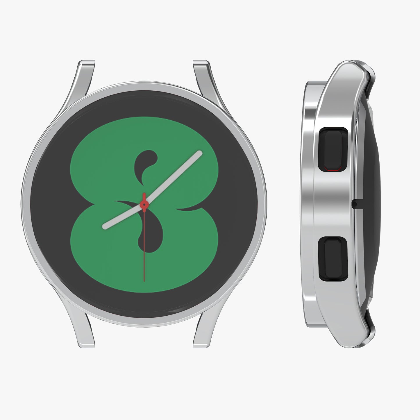 kwmobile Schutzhülle für Samsung Galaxy Watch 4 (40mm) Fullbody Display Cover Set