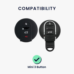 Mini 3-Tasten Smart Key Autoschlüssel Silikon Schlüsselhülle Union Jack