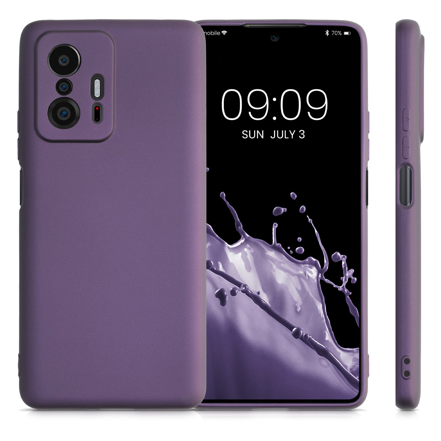 kwmobile Handyhülle für Xiaomi 11T / 11T Pro Hülle - Silikon Case - Schutzhülle Cover