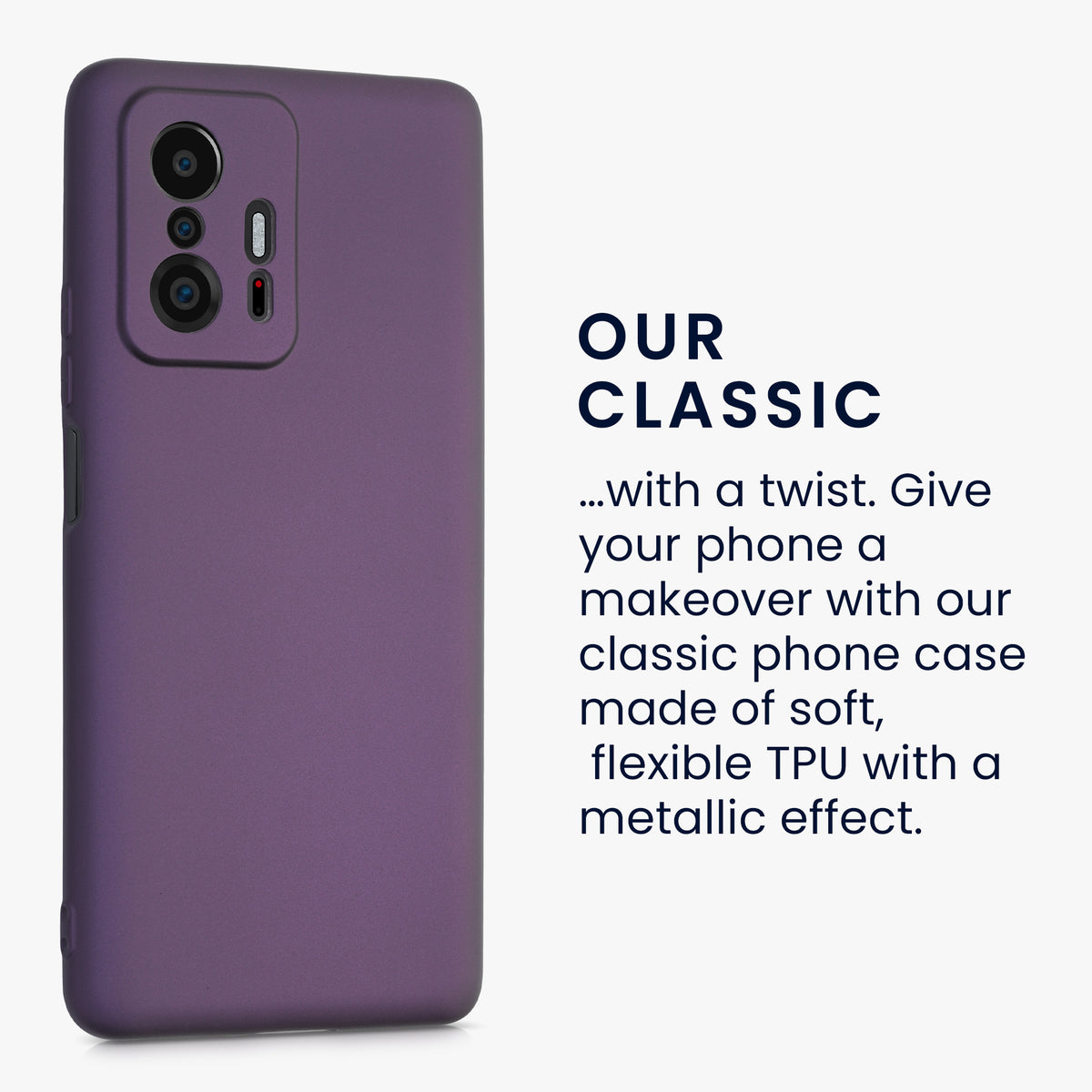 kwmobile Handyhülle für Xiaomi 11T / 11T Pro Hülle - Silikon Case - Schutzhülle Cover
