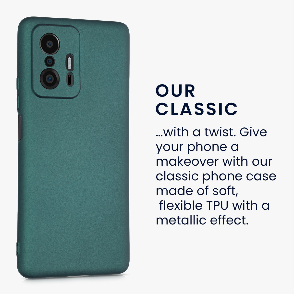 kwmobile Handyhülle für Xiaomi 11T / 11T Pro Hülle - Silikon Case - Schutzhülle Cover