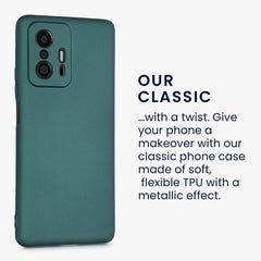 Xiaomi 11T / 11T Pro Silikon Handyhülle Metallic