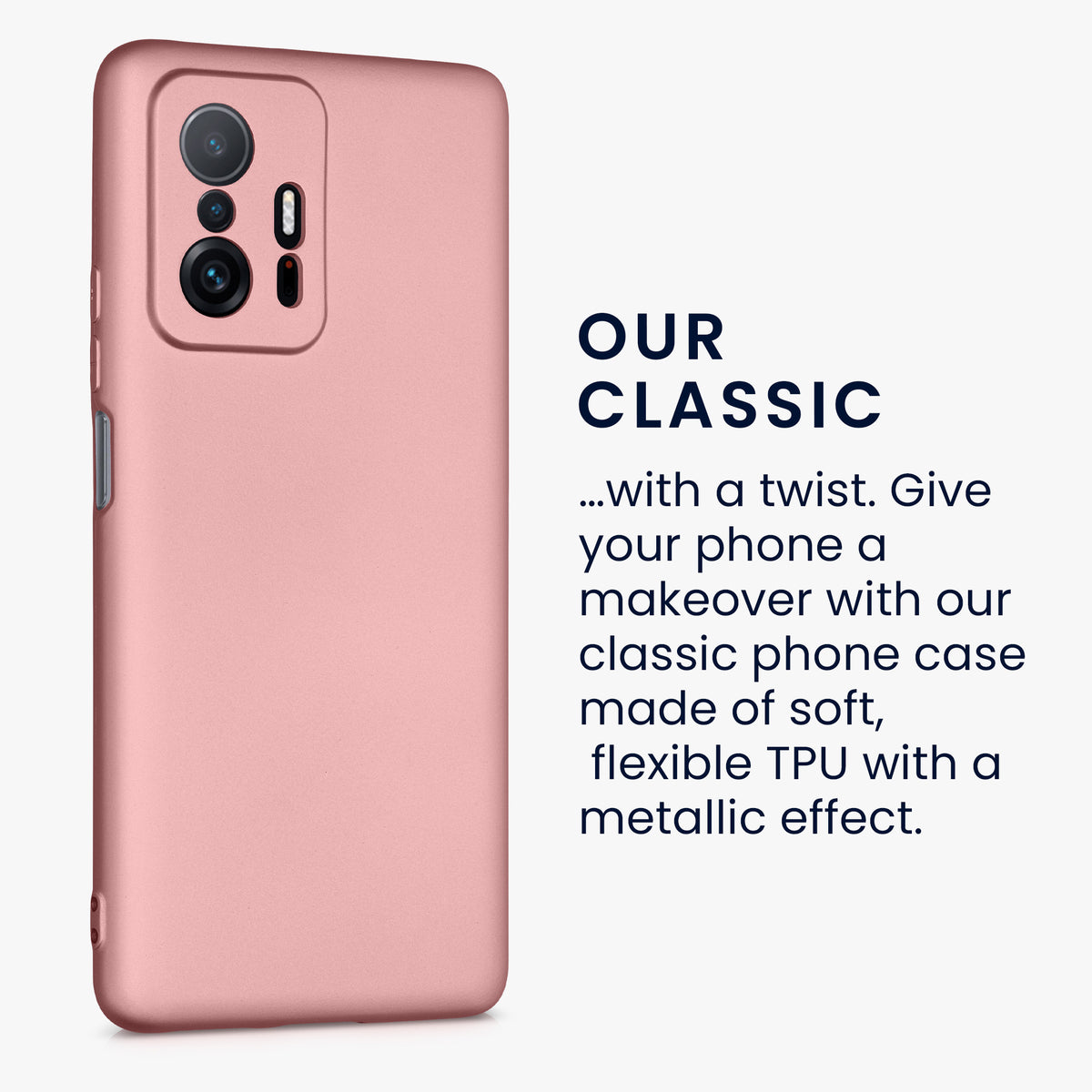 kwmobile Handyhülle für Xiaomi 11T / 11T Pro Hülle - Silikon Case - Schutzhülle Cover