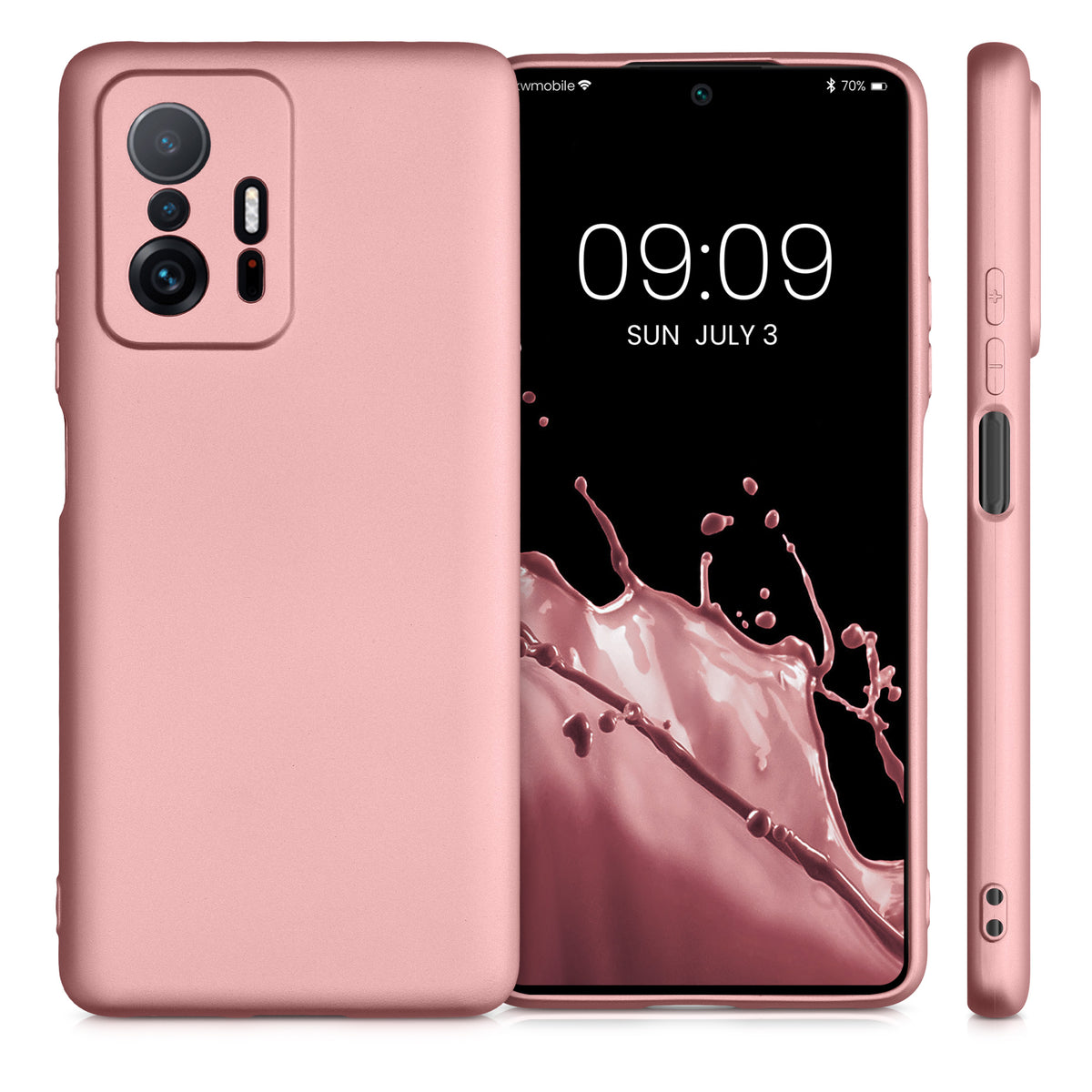 kwmobile Handyhülle für Xiaomi 11T / 11T Pro Hülle - Silikon Case - Schutzhülle Cover