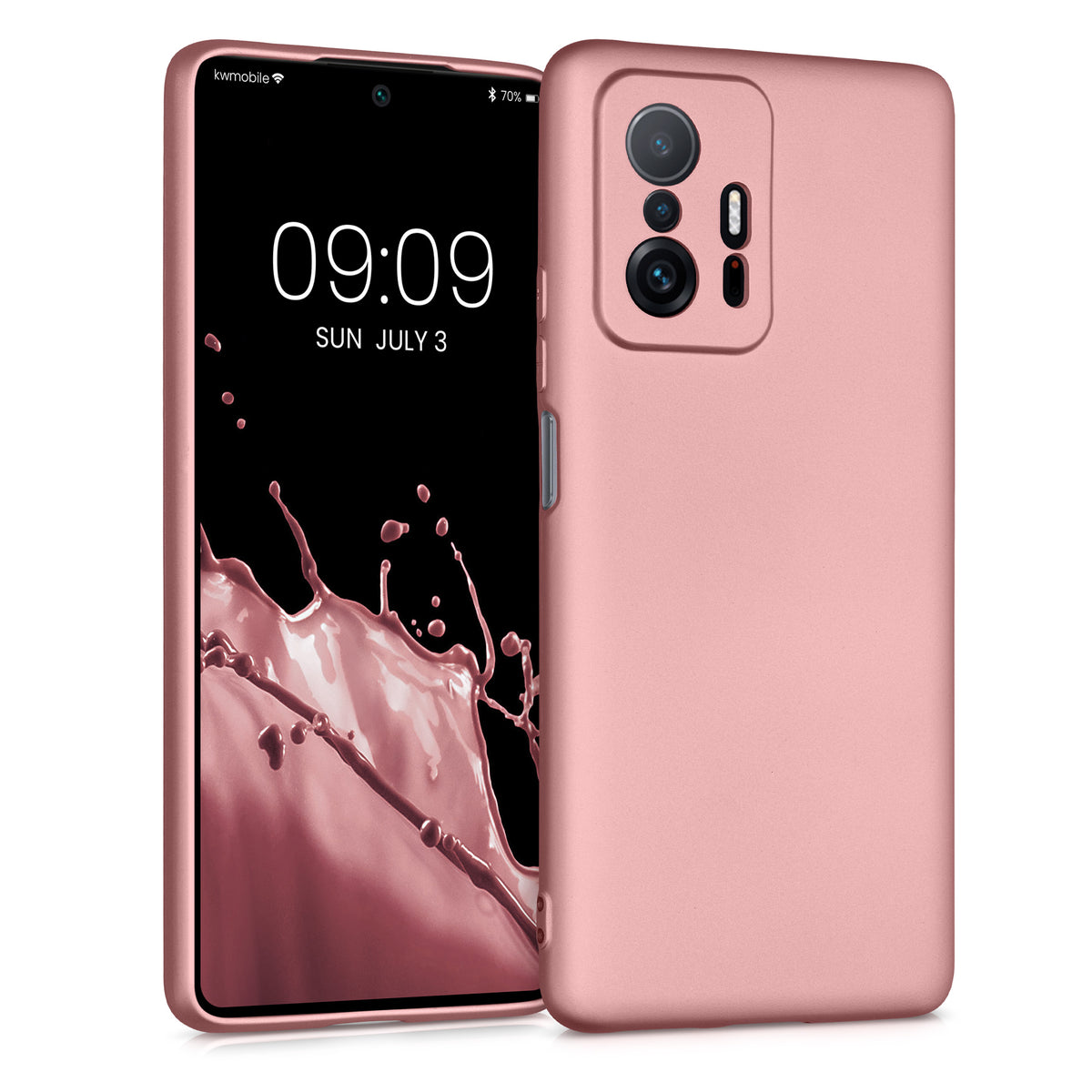 kwmobile Handyhülle für Xiaomi 11T / 11T Pro Hülle - Silikon Case - Schutzhülle Cover