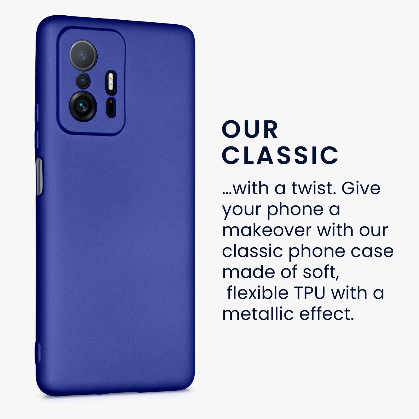 kwmobile Handyhülle für Xiaomi 11T / 11T Pro Hülle - Silikon Case - Schutzhülle Cover