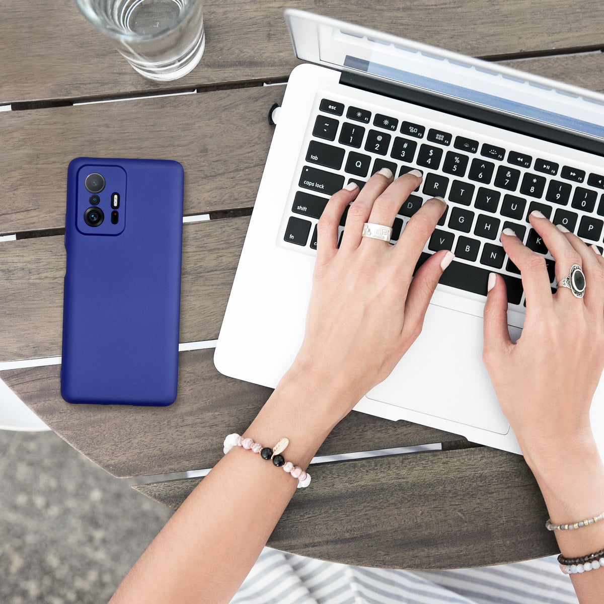 kwmobile Handyhülle für Xiaomi 11T / 11T Pro Hülle - Silikon Case - Schutzhülle Cover
