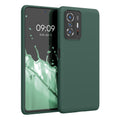 kwmobile Handyhülle für Xiaomi 11T / 11T Pro Hülle - TPU Case - Kabelloses Laden - Schutzhülle Cover in Tannengrün Tannengrün  