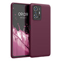 kwmobile Handyhülle für Xiaomi 11T / 11T Pro Hülle - TPU Case - Kabelloses Laden - Schutzhülle Cover in Bordeaux Violett Bordeaux Violett  