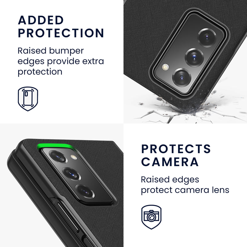kwmobile Flip Hardcase kompatibel mit Samsung Galaxy Z Fold 2 5G - Hülle für Foldable Handy - Handyhülle