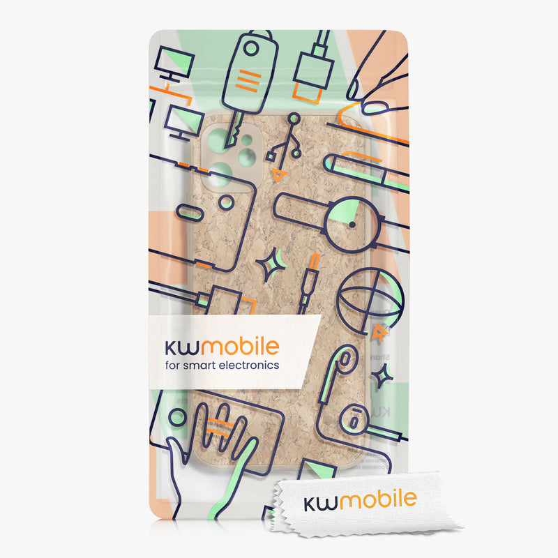 kwmobile Hülle kompatibel mit Apple iPhone 11 - Kork Handyhülle Cover - Schutzhülle Case