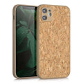 kwmobile Hülle kompatibel mit Apple iPhone 11 - Kork Handyhülle Cover - Schutzhülle Case