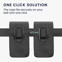 Gürteltasche Hülle für Handys mit Gürtelclip 15,2 x 8 cm