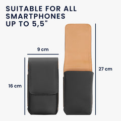 Gürteltasche Hülle für Handys mit Gürtelclip 15,2 x 8 cm