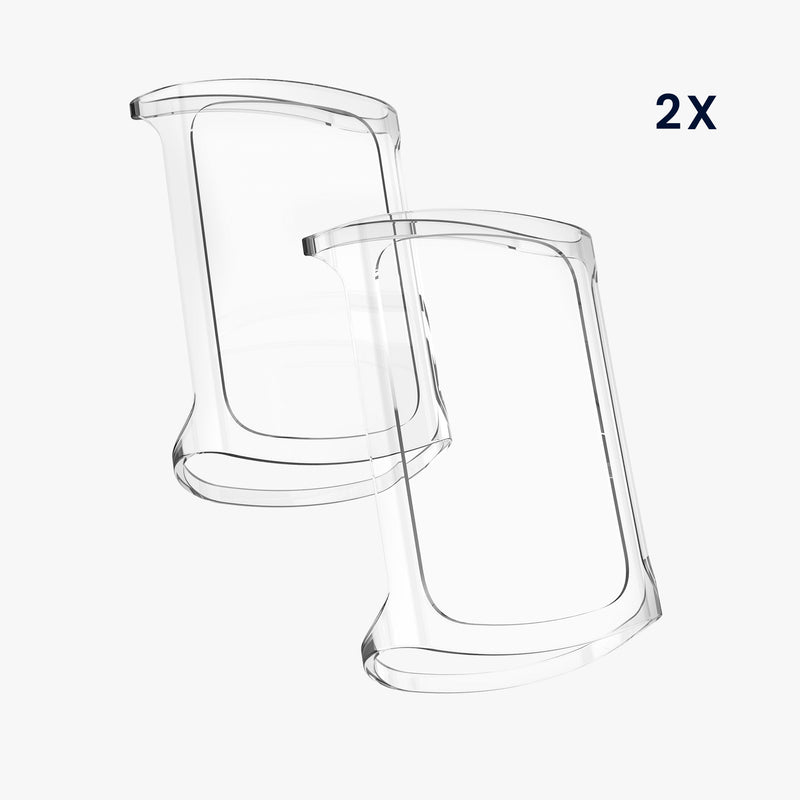 2x Fitbit Charge 6 / Charge 5 Silikon Fullbody Hülle mit Displayschutz