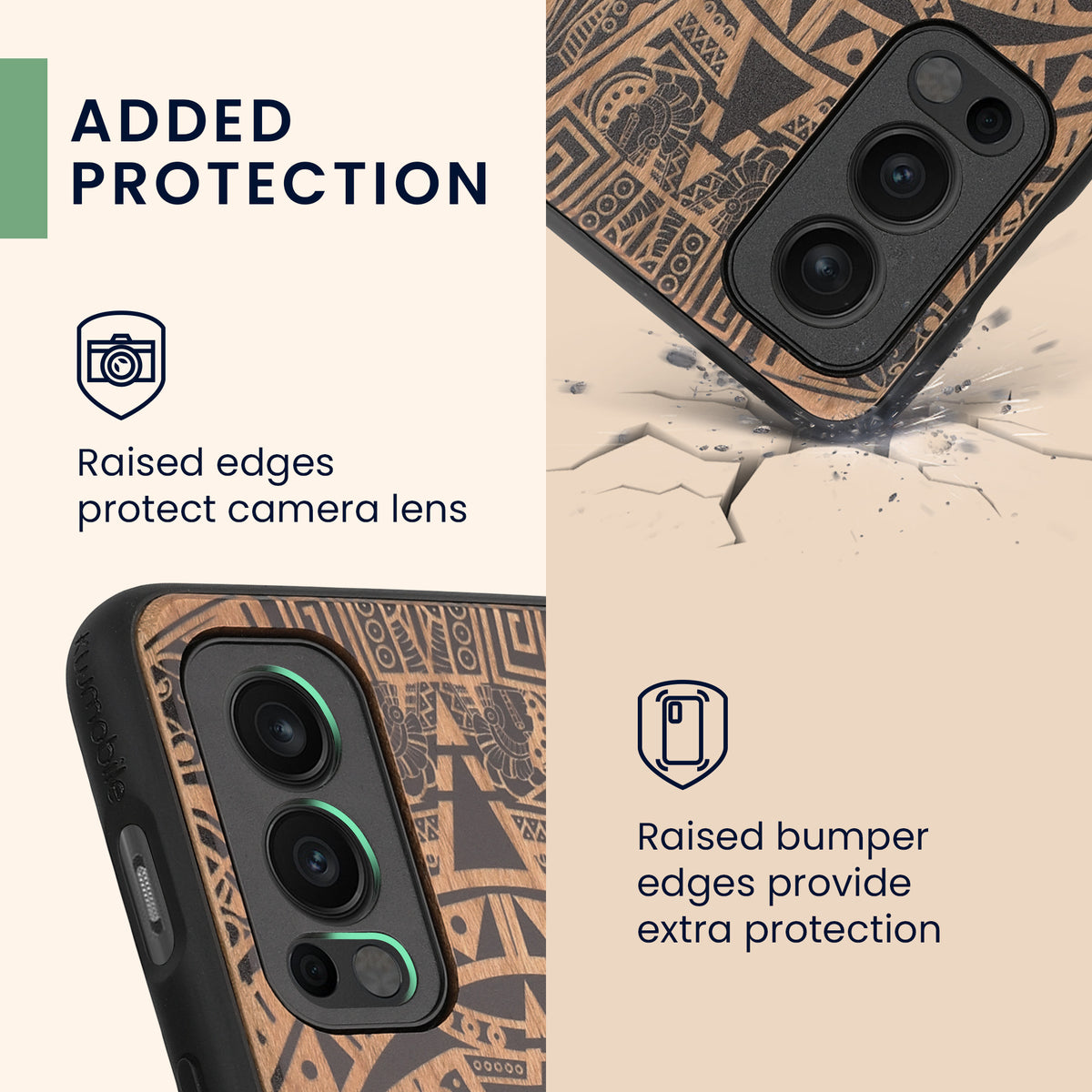 OnePlus Nord 2 5G stoßfestes Hardcase mit TPU Bumper