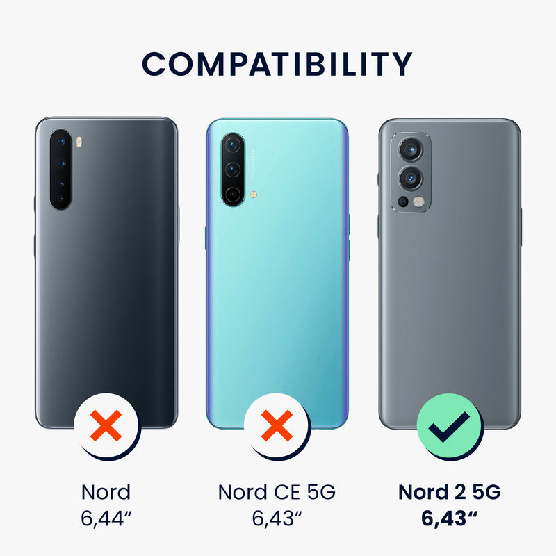 OnePlus Nord 2 5G stoßfestes Hardcase mit TPU Bumper
