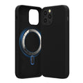 kwmobile Hülle kompatibel mit Apple iPhone 12 / iPhone 12 Pro Hülle - magnetisches Silikon Case kompatibel mit MagSafe - Cover gummiert