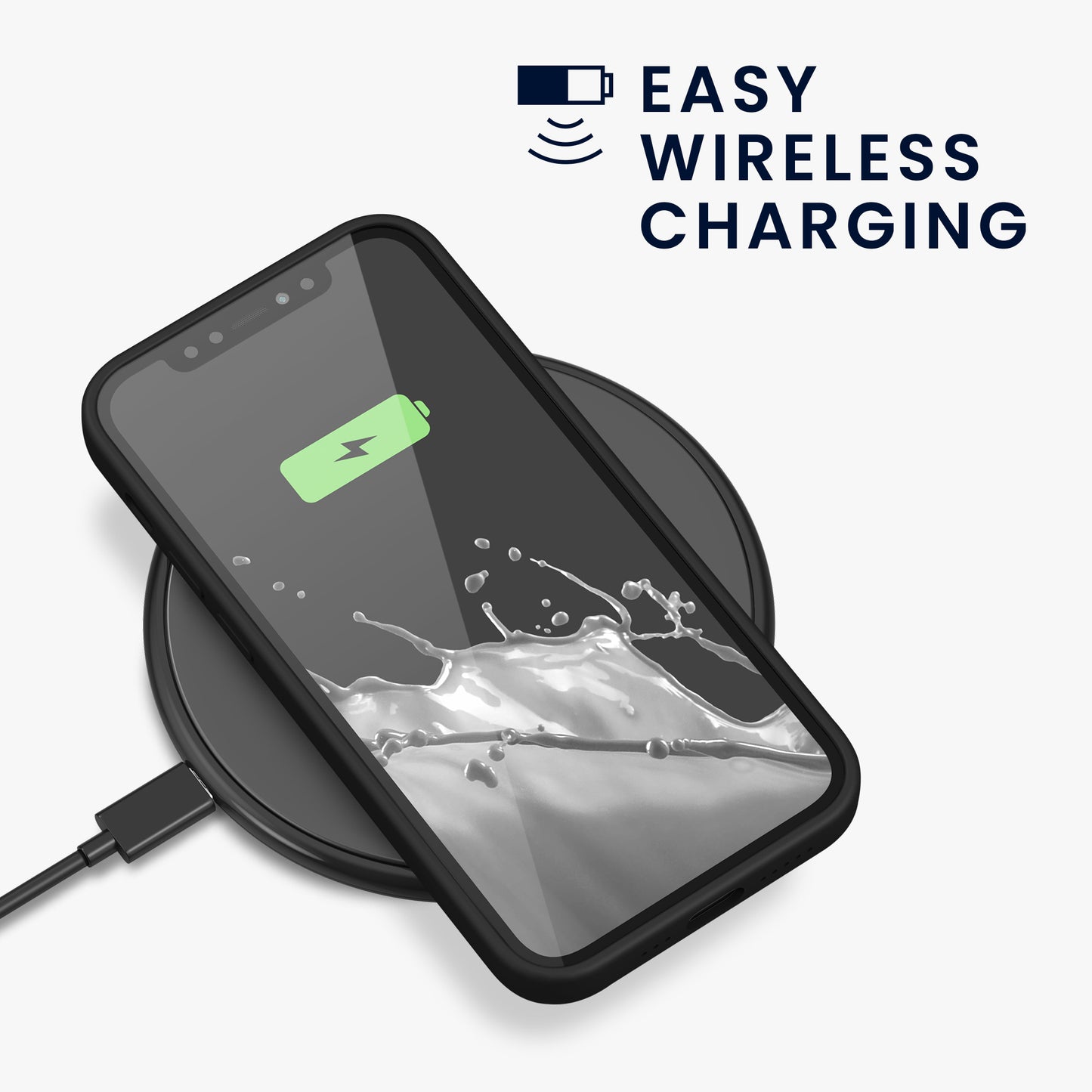 kwmobile Hülle kompatibel mit Apple iPhone 12 / iPhone 12 Pro Hülle - magnetisches Silikon Case kompatibel mit MagSafe - Cover gummiert