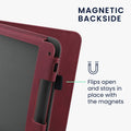Kobo Libra 2 mit Handschlaufe Flip Case Kunstleder Dunkelrot