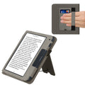 Kobo Libra 2 mit Handschlaufe Flip Case Kunstleder Grau