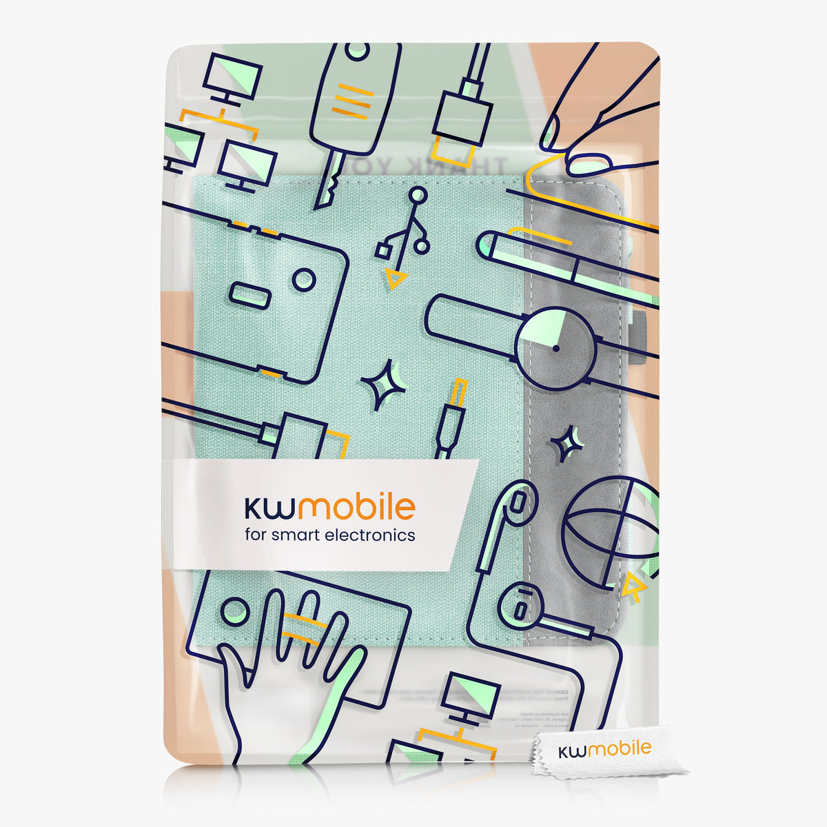 Kobo Libra 2 mit Handschlaufe Kunstleder Flip Case