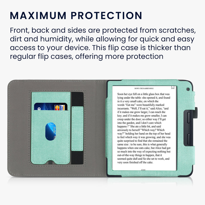 Kobo Libra 2 mit Handschlaufe Kunstleder Flip Case